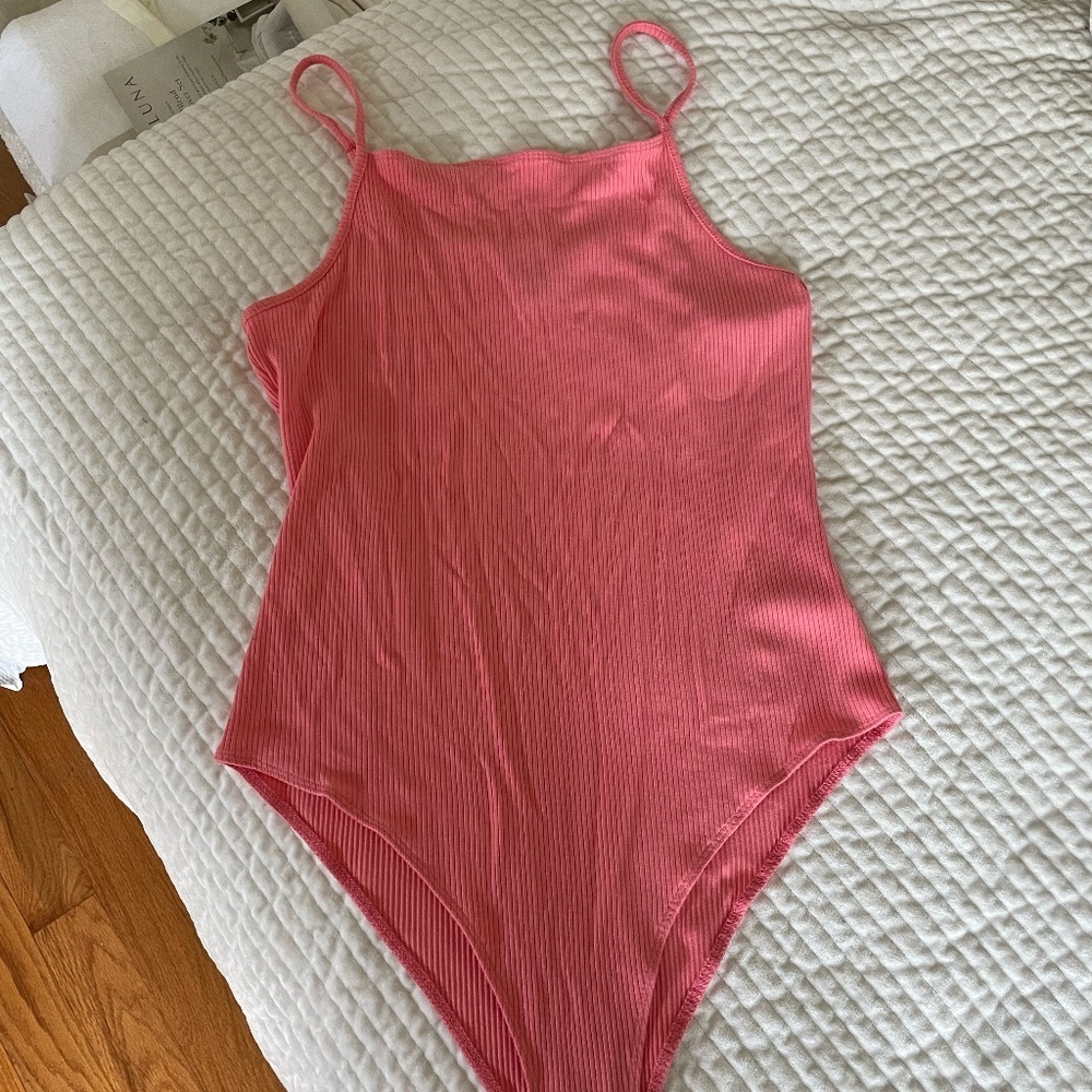 WILD FABLE SPAGHETTE STRAP RIBBED TANK BODYSUIT XL